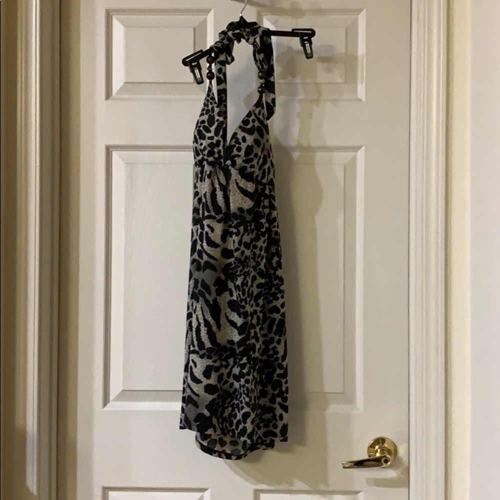 Animal print dress